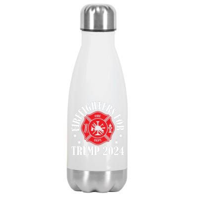 Firefighters For 2024 Emblem Stainless Steel Insulated Water Bottle