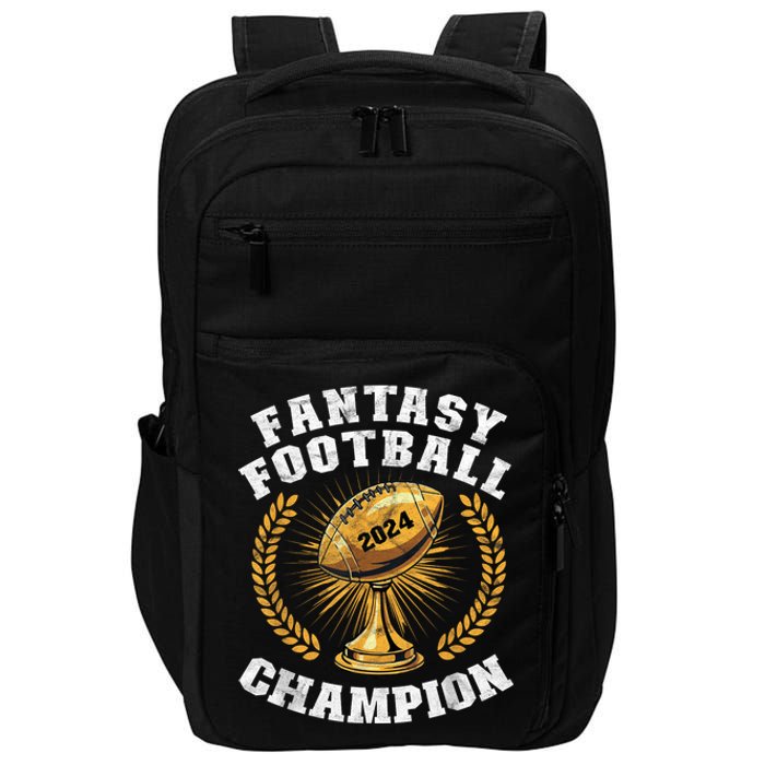 Fantasy Football 2024 Champion Draft Fantasy Football Champ Impact Tech Backpack