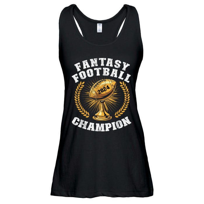 Fantasy Football 2024 Champion Draft Fantasy Football Champ Ladies Essential Flowy Tank