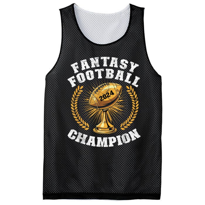 Fantasy Football 2024 Champion Draft Fantasy Football Champ Mesh Reversible Basketball Jersey Tank