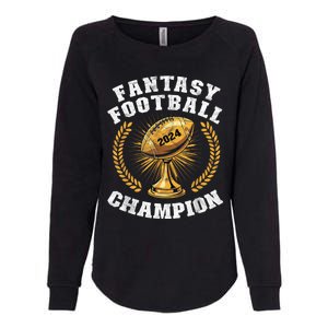 Fantasy Football 2024 Champion Draft Fantasy Football Champ Womens California Wash Sweatshirt