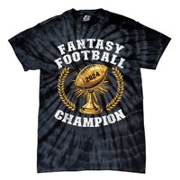 Fantasy Football 2024 Champion Draft Fantasy Football Champ Tie-Dye T-Shirt