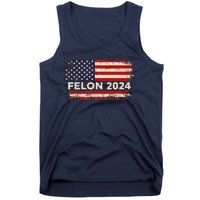 Felon24 Felon 2024 Convicted Felon Funny Pro Trump 2024 Tank Top