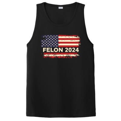 Felon24 Felon 2024 Convicted Felon Funny Pro Trump 2024 PosiCharge Competitor Tank