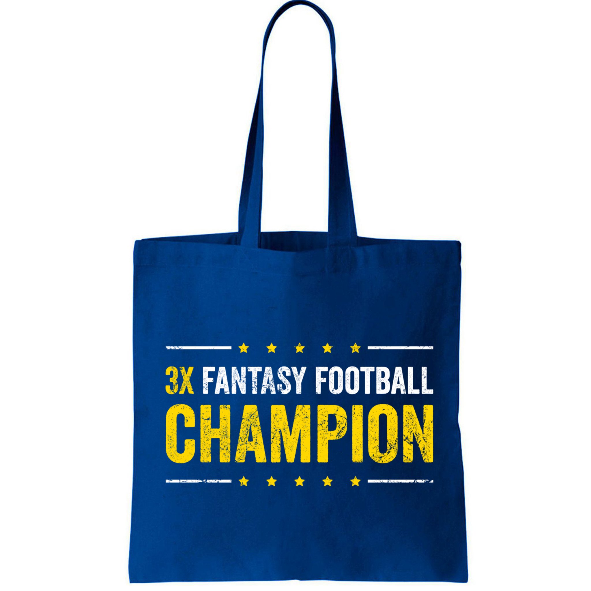 Fantasy Football 3 Time Winner Champ Champion Gift Bag