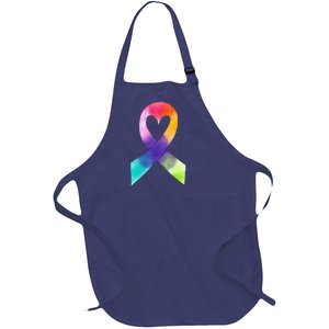 Funny February 4th World Cancer Day Awareness Full-Length Apron With Pockets