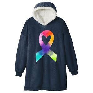 Funny February 4th World Cancer Day Awareness Hooded Wearable Blanket