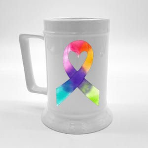 Funny February 4th World Cancer Day Awareness Beer Stein