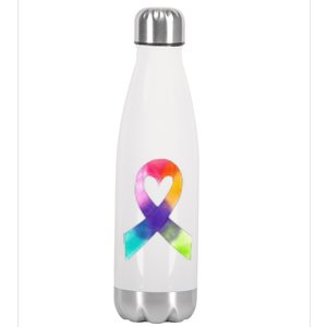 Funny February 4th World Cancer Day Awareness Stainless Steel Insulated Water Bottle