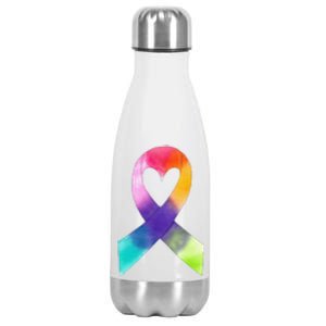 Funny February 4th World Cancer Day Awareness Stainless Steel Insulated Water Bottle