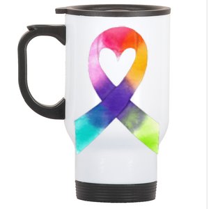 Funny February 4th World Cancer Day Awareness Stainless Steel Travel Mug