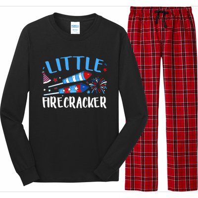 Fireworks Firecrackers 4th Of July Birthday Decorations Cool Gift Long Sleeve Pajama Set