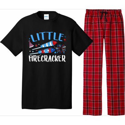 Fireworks Firecrackers 4th Of July Birthday Decorations Cool Gift Pajama Set