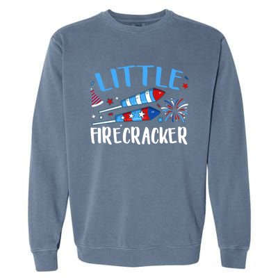 Fireworks Firecrackers 4th Of July Birthday Decorations Cool Gift Garment-Dyed Sweatshirt