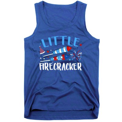 Fireworks Firecrackers 4th Of July Birthday Decorations Cool Gift Tank Top