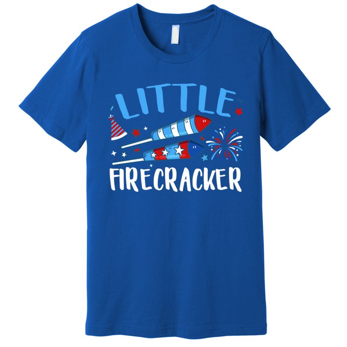 Fireworks Firecrackers 4th Of July Birthday Decorations Gift Premium T-Shirt