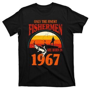 Funny Fishing 56th Birthday Fishermen Are Born In 1967 T-Shirt