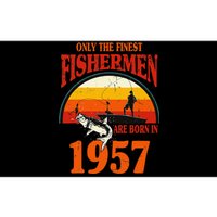 Funny Fishing 66th Birthday Fishermen Are Born In 1957 Bumper Sticker