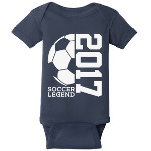 Funny Football 6th Birthday Soccer Legend 2017 Baby Bodysuit