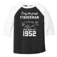 Fish Fish 70th Birthday 1952 Fisherman Toddler Fine Jersey T-Shirt