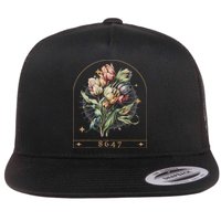 Floral Feminist 8647 Anti Trump Human Right Flatbill Hat