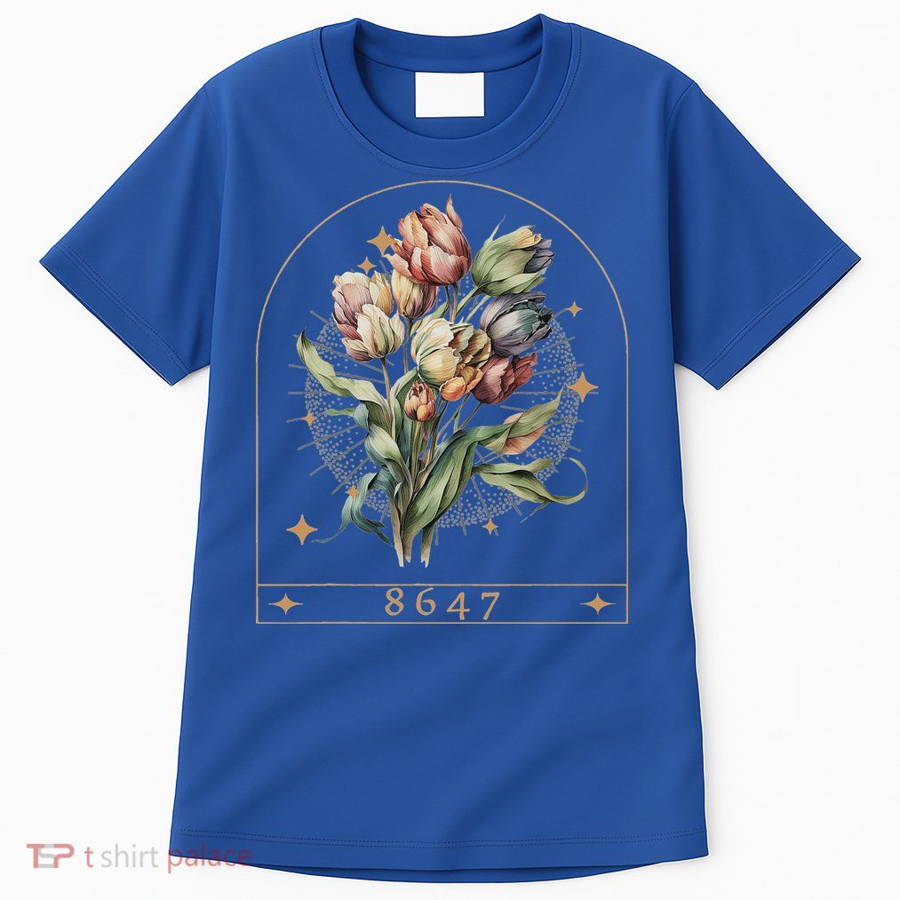 Floral Feminist 8647 Anti Trump Human Right Tall T-Shirt
