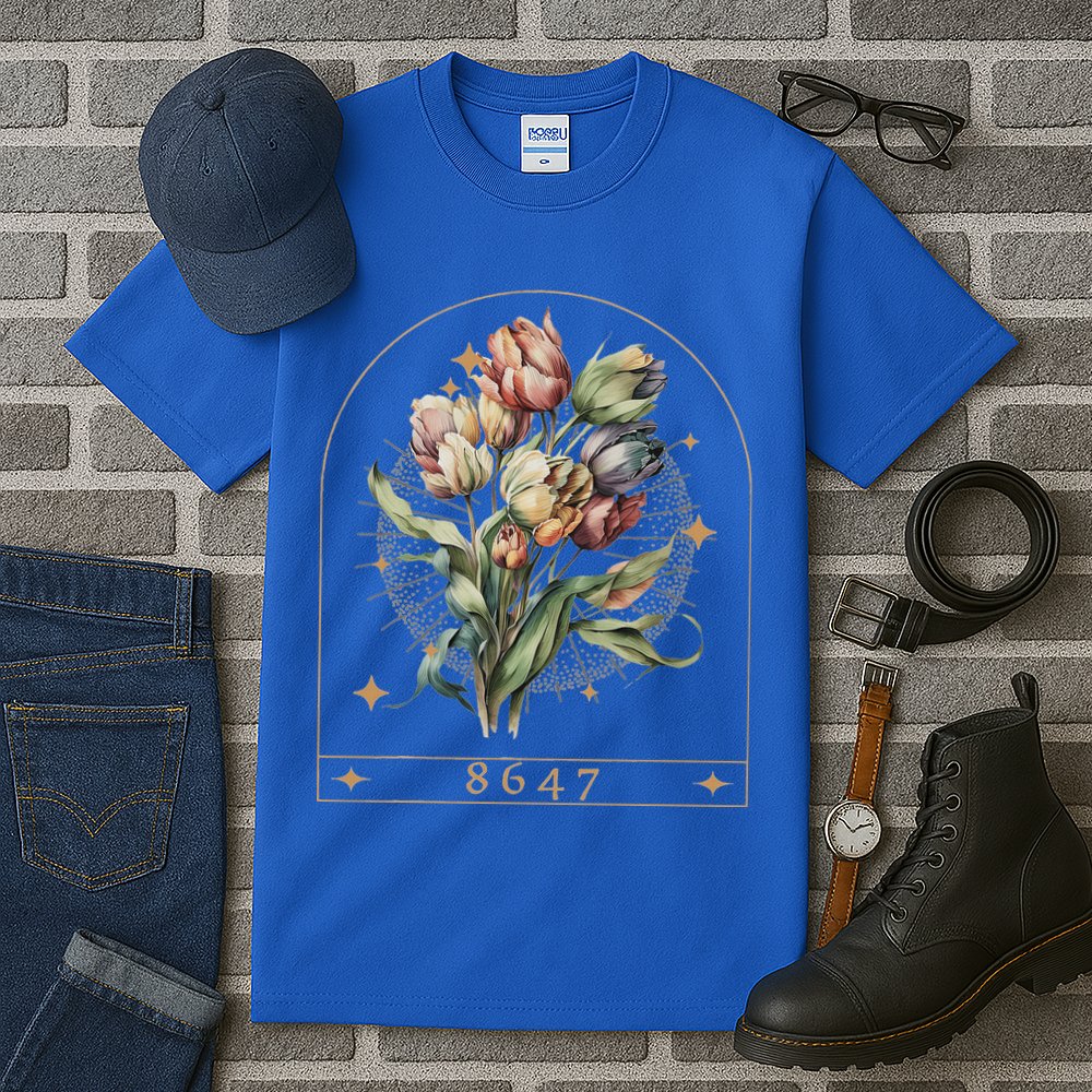 Floral Feminist 8647 Anti Trump Human Right Tall T-Shirt