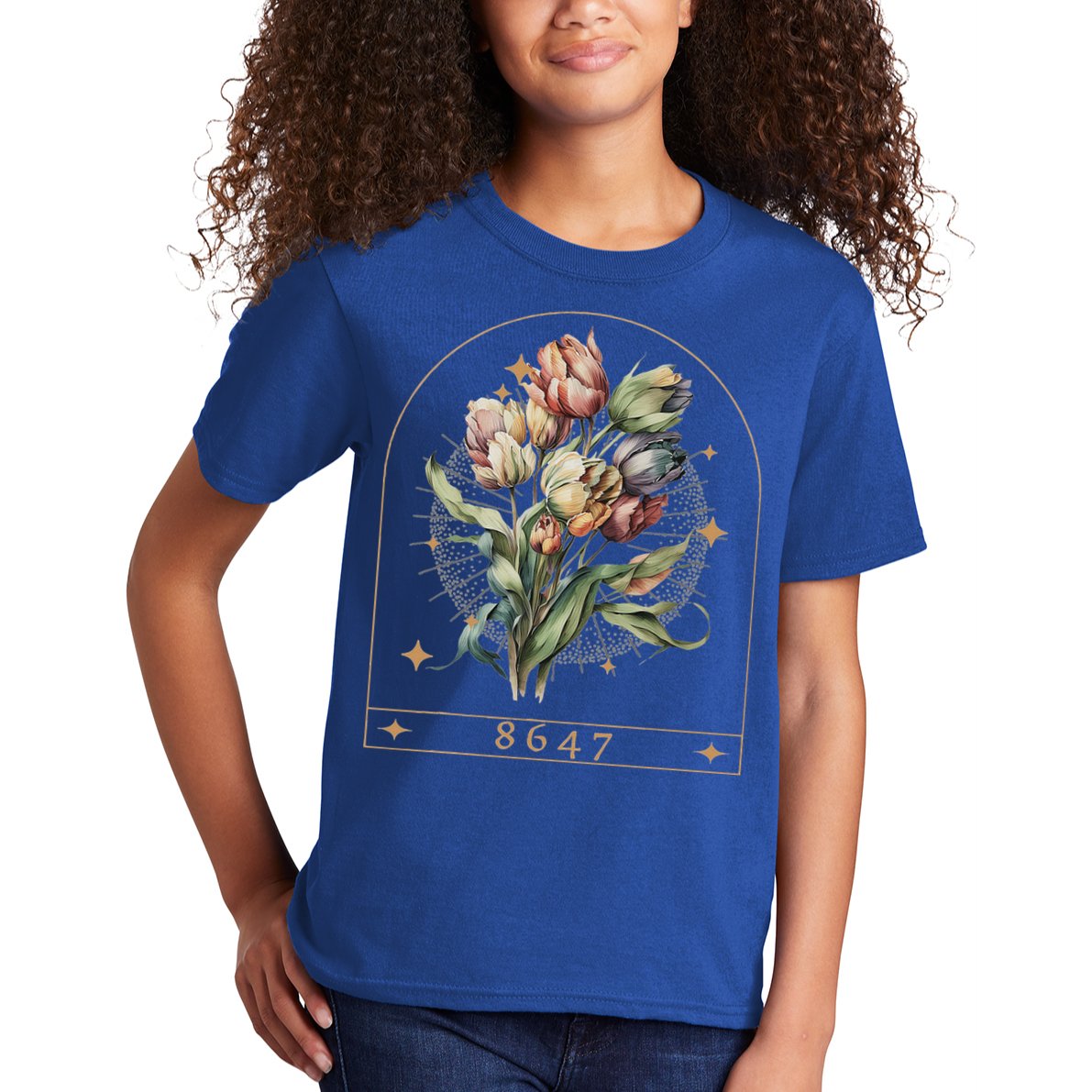 Floral Feminist 8647 Anti Trump Human Right Kids T-Shirt
