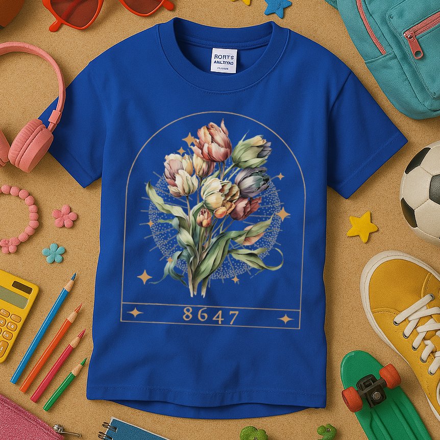Floral Feminist 8647 Anti Trump Human Right Kids T-Shirt