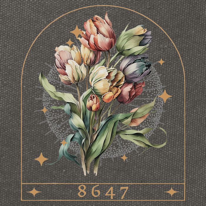 Floral Feminist 8647 Anti Trump Human Right Cotton Canvas Backpack