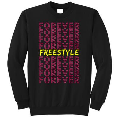 Freestyle Forever 80s Retro Concert Party Vintage Costume Sweatshirt