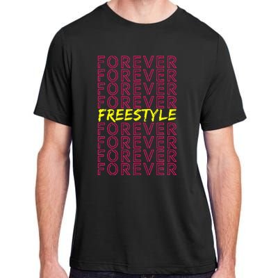 Freestyle Forever 80s Retro Concert Party Vintage Costume Adult ChromaSoft Performance T-Shirt