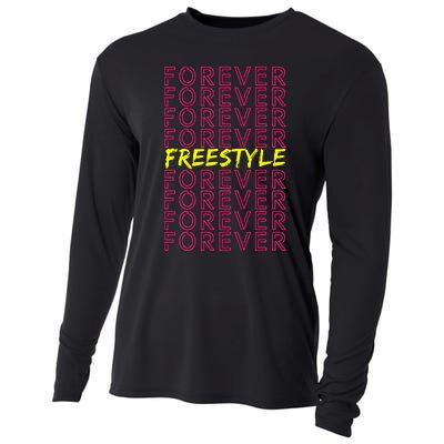 Freestyle Forever 80s Retro Concert Party Vintage Costume Cooling Performance Long Sleeve Crew