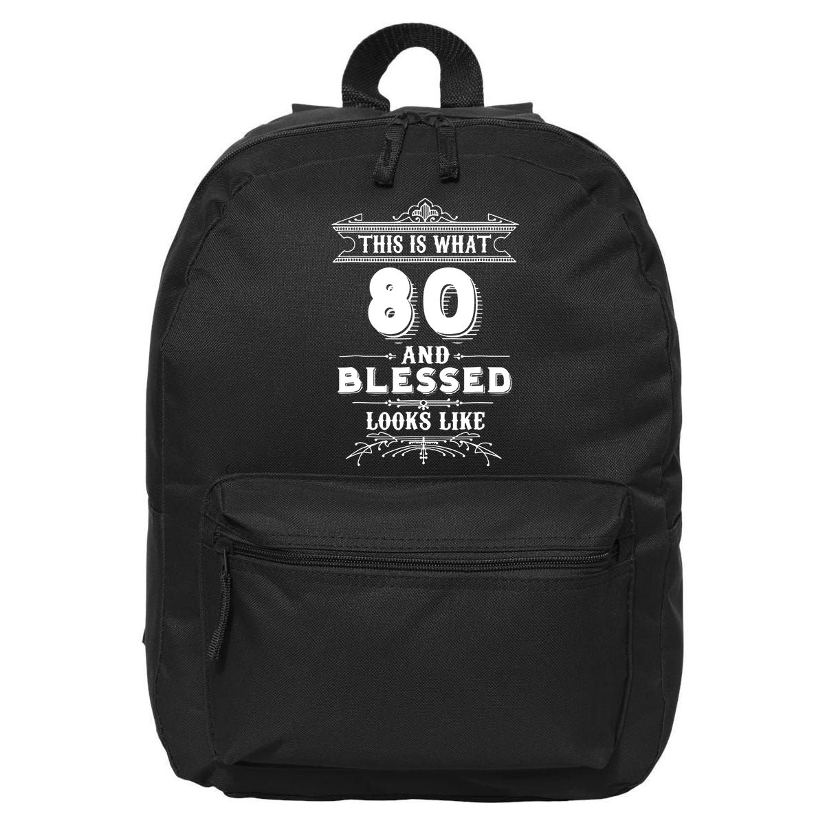 Funny For 80 Year Old Man Woman Happy Birthday Gifts 16 in Basic Backpack