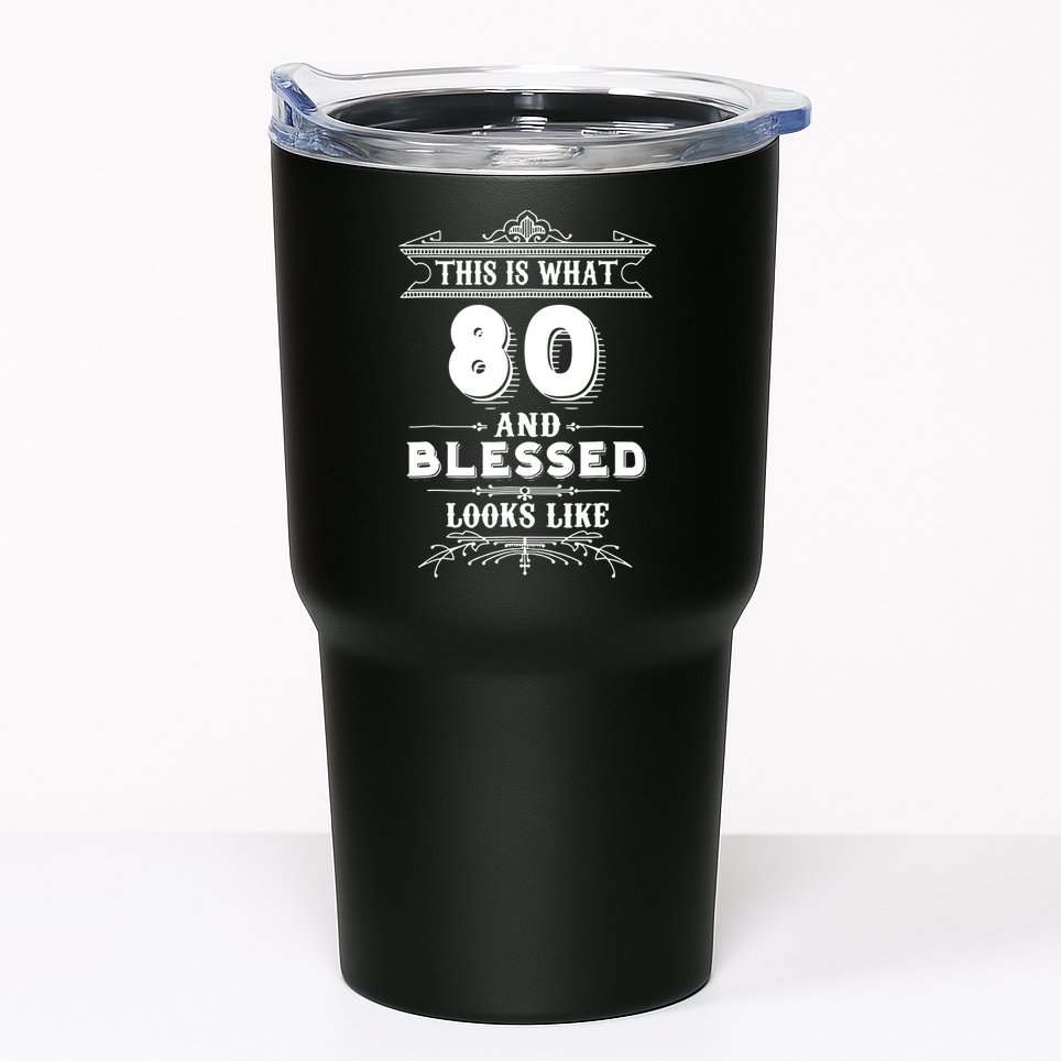 Funny For 80 Year Old Man Woman Happy Birthday Gifts Tumbler