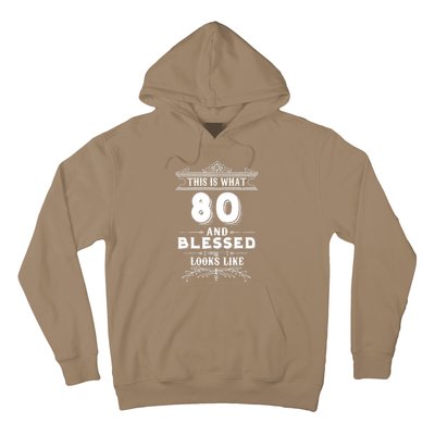 Funny For 80 Year Old Man Woman Happy Birthday Gifts Hoodie