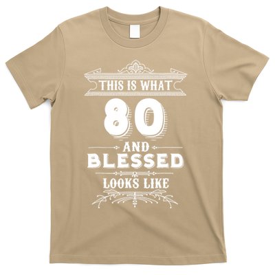 Funny For 80 Year Old Man Woman Happy Birthday Gifts T-Shirt