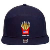 Freedom Fries 7 Panel Mesh Trucker Snapback Hat
