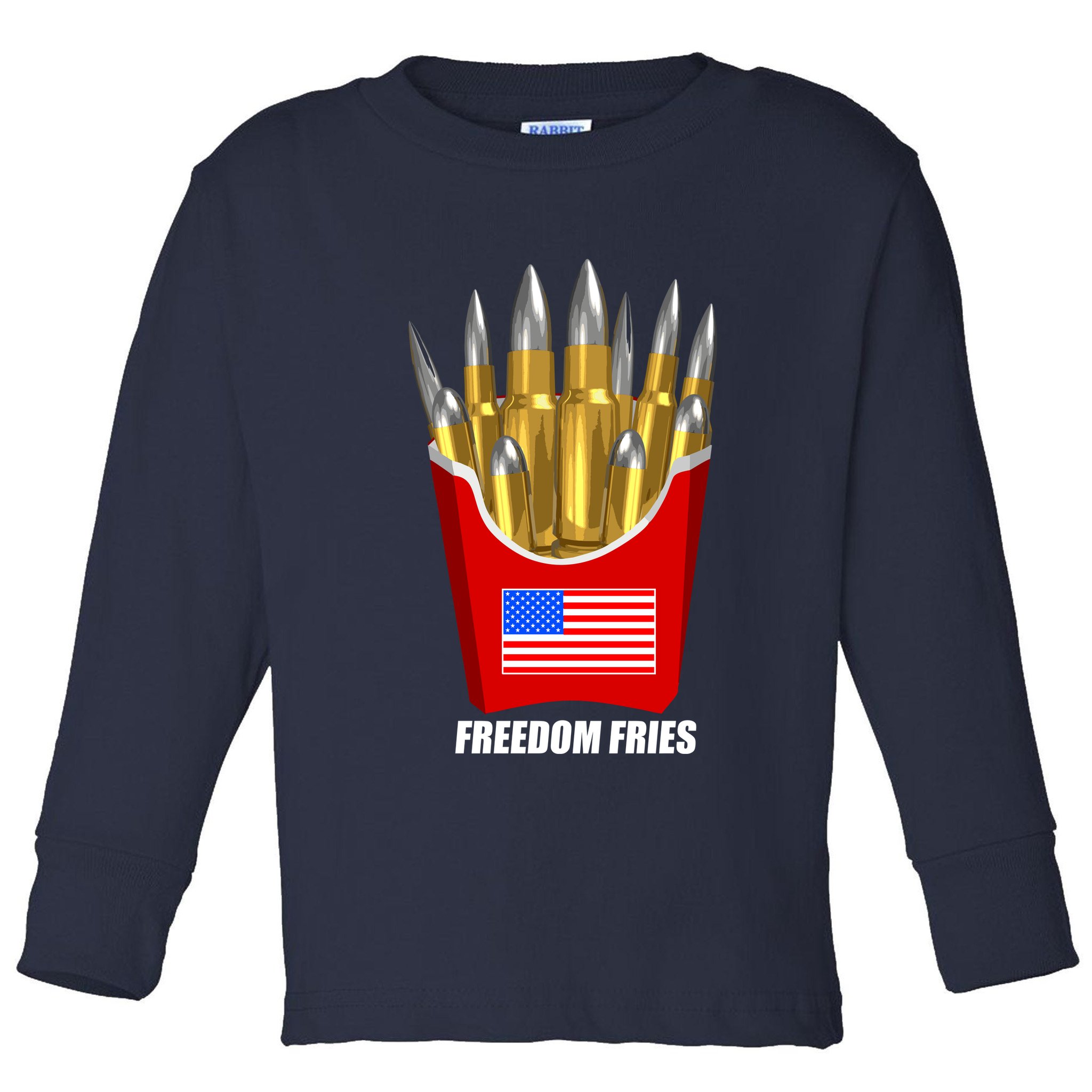Freedom Fries Toddler Long Sleeve Shirt