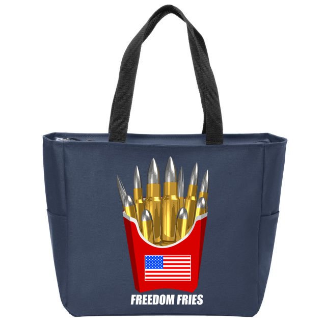 Freedom Fries Zip Tote Bag