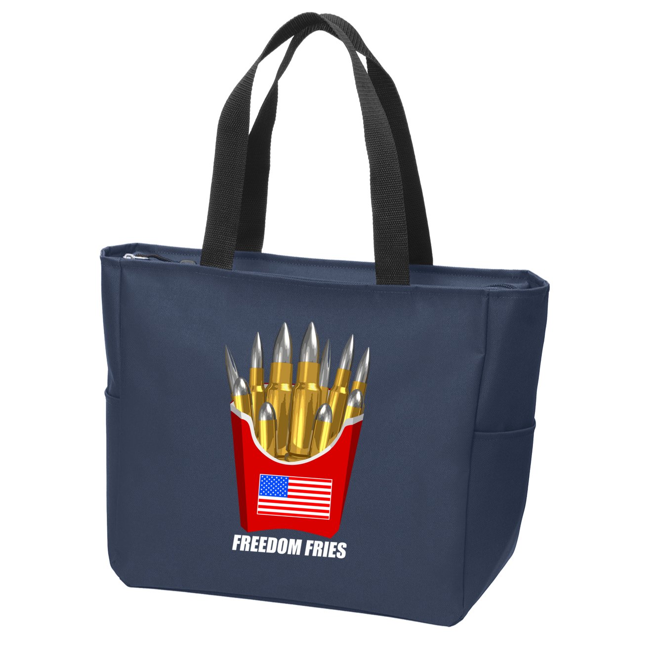 Freedom Fries Zip Tote Bag