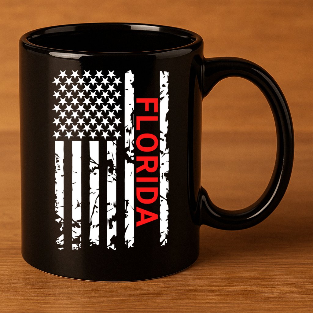 Florida Fl And Gift 11oz C Handle Ceramic Mug