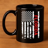 Florida Fl And Gift 11oz C Handle Ceramic Mug