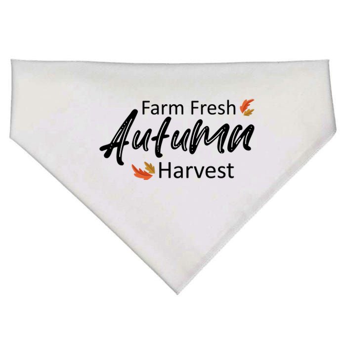 Farm Fresh Autumn Harvest USA-Made Doggie Bandana