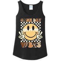 Funny Face American Football Game Day Vibes Sport Ladies Essential Tank