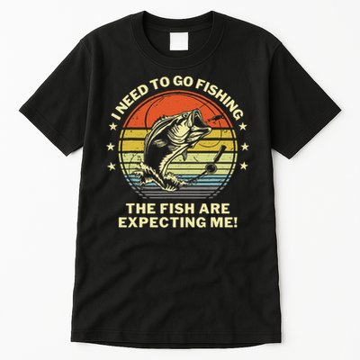 Fishing- Funny Angler Fisherman Humor Funny Dad Joke Tall T-Shirt