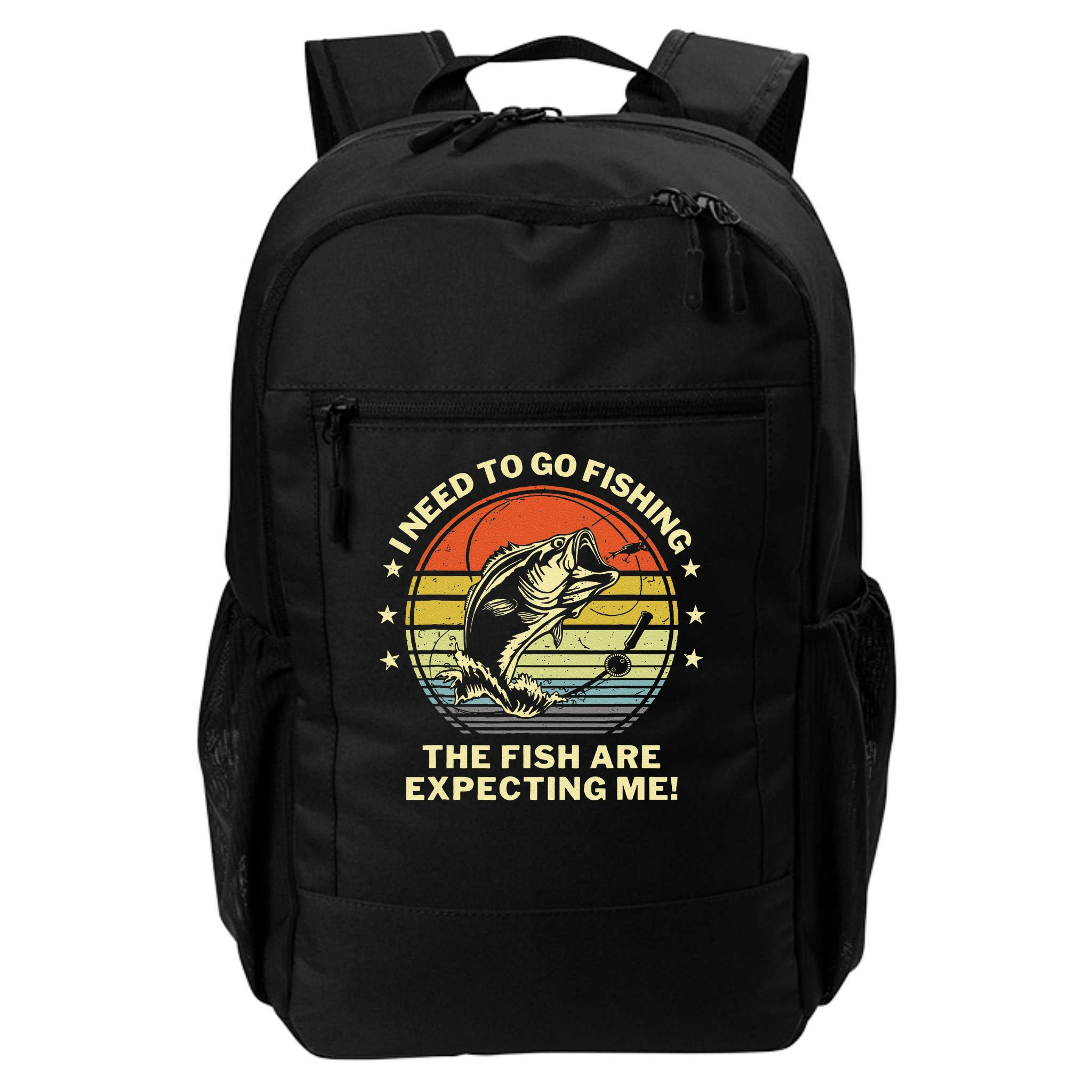 Fishing- Funny Angler Fisherman Humor Funny Dad Joke Backpack