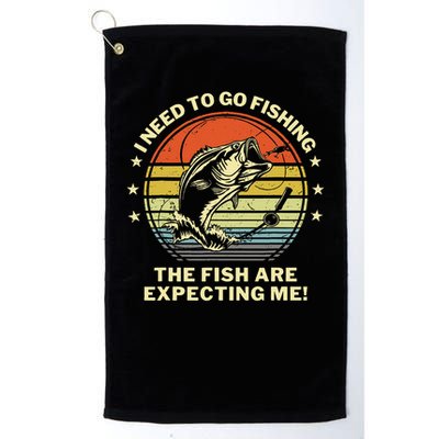 Fishing- Funny Angler Fisherman Humor Funny Dad Joke Golf Towel