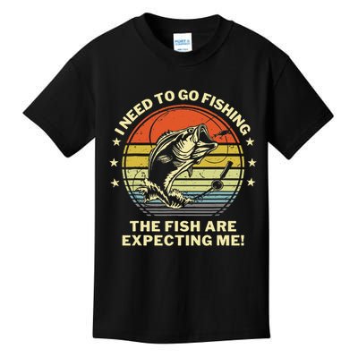 Fishing- Funny Angler Fisherman Humor Funny Dad Joke Kids T-Shirt