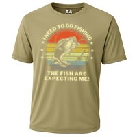 Fishing- Funny Angler Fisherman Humor Funny Dad Joke Cooling Performance Crew T-Shirt
